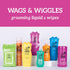 Wags & Wiggles 16 Oz Freshen Deodorizing Dog Shampoo, Very Berry Scent - Odor-Eliminating Dog Shampoo with Tea Tree Oil