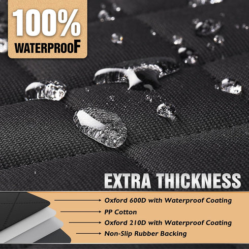 K KNODEL 100% Hammock, Dog Seat Cover, Waterproof Car Seat Cover for Pets, Pet Seat Cover Dog Heavy Duty Scratch Proof