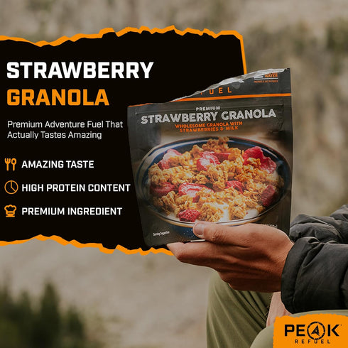 Backpacking, 2 (6-Pack, Peak Refuel Breakfast Meals | Freeze Dried Camping & Emergency Prep Food | Servings Pouches