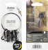 Nite Ize BigRing KeyRing, Multi Key Holder Carabiner with 8 Stainless Steel Key-Holding S-Biners