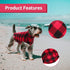ASENKU Plaid Dog Fleece Vest, Soft Comfortable Pet Pajamas, Warm Winter Dog Shirt Jacket for Cold Weather - Red, XXS