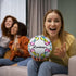 Futsal Ball - Official Size 4 Soccer Ball for Indoor/Outdoor Play, Training, and Games with Star Pattern Design