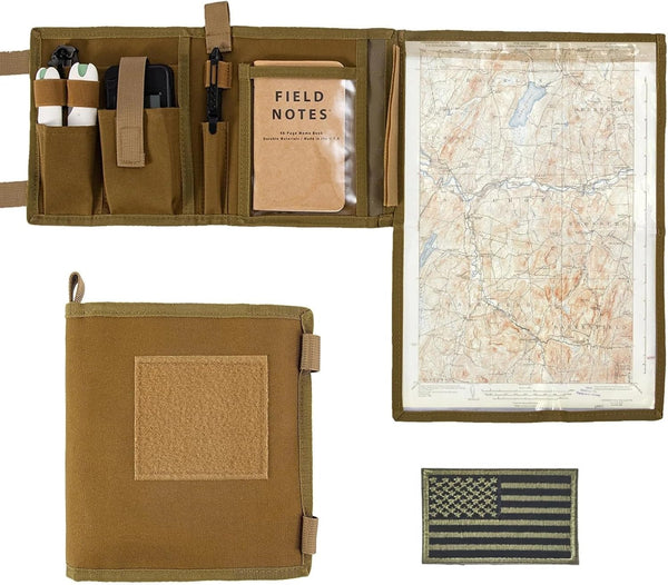 Tactical Map Case, Military-Grade Army Gear for Land Navigation Kit Outdoors or