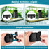 2 0.2 Inch hygger Aquarium Magnet Glass Cleaner, Magnetic Fish Tank Cleaner with Blades for Glass and Acrylic
