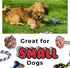 Small Puppy Dog Rope Toys for Play, Chew, Teething, and Boredom - for Smaller Dogs (6-Pack)