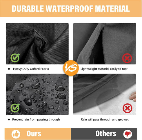 Tonhui Exercise Bike Cover, Dustproof Waterproof Indoor Cycling Protective Cover for Indoor or Outdoor Use