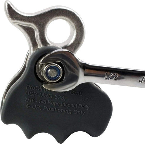 Rope Grab - Arborist Rope Brake Tree Equipment - Fall Arrestor Ascender with Removable Rope Cam Lock