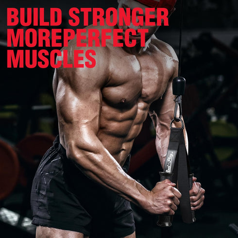 Gym Exercise Handles, Replacement Equipment for Strength Trainer, Cable Machine, and Resistance Bands