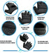 Minimal Weight Lifting Gloves,Short Micro Workout Gloves Grip Pads with Full Palm Protection & Extra Grip for Men Women