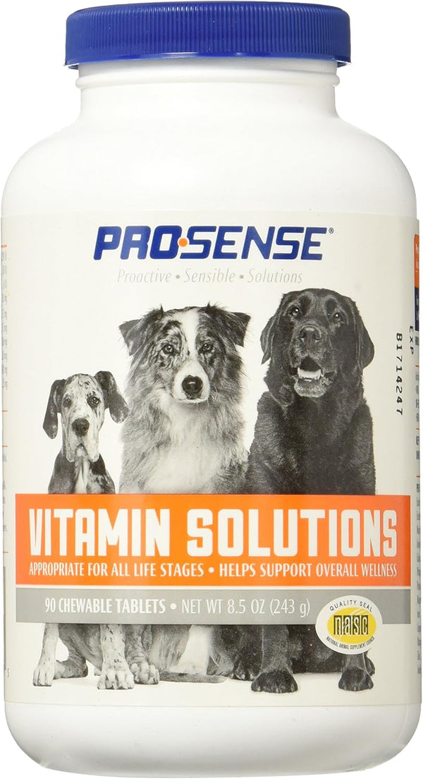 ProSense Vitamin Solutions 90 Count, Chewable Tablets for Dogs, Helps Support Overall Wellness