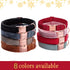ARING PET Velvet Dog Collar Set, Cute Adjustable Christmas Red Collar and Leash with Metal Buckle for Small, Medium,