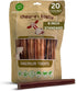 chew-e&tasty 6 Inch Bully Sticks for Dogs (Pack of 20) - Natural, USDA Certified, Odor Free High Protein Treats