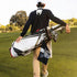 Loklneyk 16x24 Inch Let's Roll Golf Cart Microfiber Golf Towel with Carabiner Clip, Absorbent Waffle Weave Towel