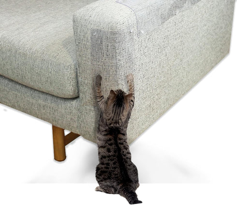 LAMINET Cat Scratch Shields, Heavy Duty Furniture Protection, Set of 2, Multiple Sizes for Indoor Use