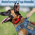 rabbitgoo Tactical Dog Harness for Large Dogs, Heavy Duty No-Pull Vest with Handle for Training and Walking, Blue, S
