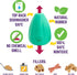 Chew King Premium Treat Dog Toy, Medium, Natural Rubber, Pack of 2