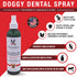 Warren London Doggy Dental Spray & Water Additive, Fresh Breath for Dogs & Cats, Natural Peppermint & Honey Formula - 8