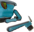 10 5 Collapsible Grooming Kit Liter Bucket and Grooming Tools - By Southwestern Equine - Turquoise