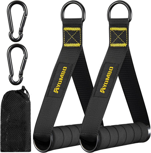 Gym Equipment Cable Attachments for Home Workout Equipment Machine, Grip Attachments, Resistance Bands Handles for