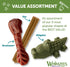 WHIMZEES by Wellness Value Box Natural Dental Chews for Dogs, Long Lasting Treats, Grain-Free, Small Breed, 89 count