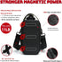 11LB 46oz Magnetic Gym Bag - Ultra-Strong Force, with Towel Loop, Bottle Holder, Magnetic Gym Water Bottle Bag For Gym