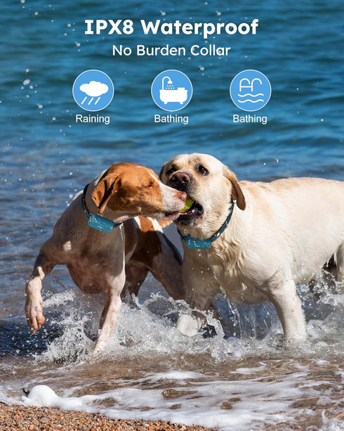 Jugbow Dog Shock Collar for 2 Dogs, 4200FT Training Collar with Remote, IPX8 Waterproof Rechargeable Collars for Large