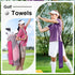 Moukeren 6 Pcs Funny Golf Towel Set, 16 x 24 Microfiber Embroidered Golf Ball Towel with Clip Accessories