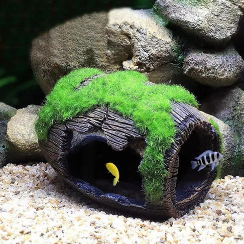 Aquarium Decorations, Fish Tank Hideout Cave for Betta, 3.5" Ornament