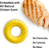 Playology Dog Toys | Dual Layer Ring Durable Chew Toy for Aggressive Chewers | Jumbo Chicken Scented Toy - Easy
