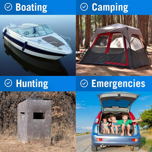 5-Gallon 8-Gallon Better Boat Portable Camping Toilet Kit, & Bucket Toilet Seat with Lid, Waste Bags & Carry Case
