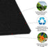 Honoson 4 Pack Aquarium Bio Sponge Filter Media Pad, Open Cell Foam Sheet Cut to Size, Black (8 x 4 x 1 Inch)