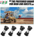 Golf Cart Rear Leaf Spring Bushings & Sleeves Kit for EZGO TXT/Medalist (94+) Gas/Electric, Club Car DS 1992-up