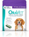 ORAVET Dental Chews for Medium Dogs (25-50 lbs.), Oral Care and Hygiene Chews, Purple Pouch, 30 Count