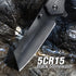 FLISSA Pocket Knife with 3.5" Folding Stonewash Blade and G10 Handle for Outdoor, Survival, Hunting