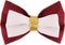 Coastal Pet Accent Metallic Dog Collar Embellishment, One Size, Burgundy Bow