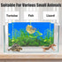 Fish Backgrounds Paper Double Sides Undersea Aquarium Poster, Colorful Sea Anemone Fish Tank Sticker Decorations.