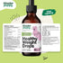 Healthy Weight Drops for Dogs, Weight Management Supplements with Irish Sea Moss & Fenugreek for Small, Medium, Large
