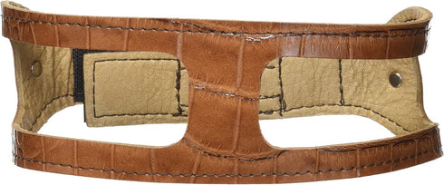 Pet Shoulder Collar, 16", Croco Mocha