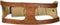 Pet Shoulder Collar, 16", Croco Mocha