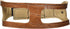 Pet Shoulder Collar, 16", Croco Mocha