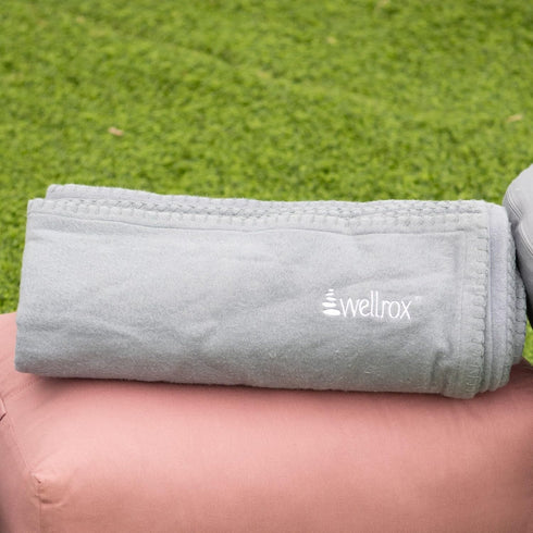 Yoga Blanket 100% Indian Cotton - Perfect for Restorative Yoga, Meditation, Relaxing, and Renewing