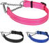 CollarDirect Martingale Dog Collar, Adjustable Stainless Steel Chain Reflective Nylon Pet Collars for Medium Large Dogs