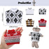 4 Pieces Guinea Pig Clothes Costume for Guinea Pig Ferret Sweater Bunny Hamster Clothing Guinea Pig Outfits Small Animal Warm Vest Winter Pet Sweatshirt Rabbit Apparel Accessory Cosy T-Shirt