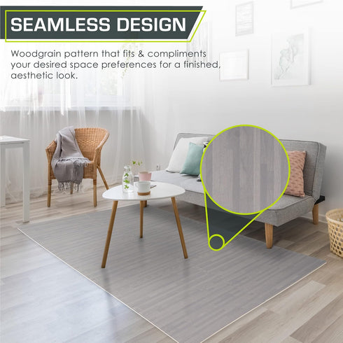 ProsourceFit Wood Grain Puzzle Mat - Room Workout Flooring and Playmat