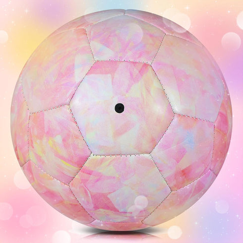 Soccer Ball Size 3, Premium TPU Toddler Soccer Balls for Indoor Outdoor Sports, Birthday Gifts for Kids