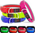 YFbrite Light Up Dog Collar, USB Rechargeable LED Puppy Collar, Adjustable Glowing Lights for Night Walking
