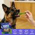 3 15 Count Pack PETPHABET Dental Chews for Dogs, Flavor Dog Dental Treats Fresh Mint Chicken & Beef Flavor for Medium