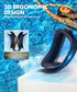 NSSIW Swim Goggles for Adults, Anti Fog Pool Goggles with UV400 and No Leak, 2 Pack