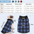 4 Pieces Winter Fabric Dog Sweater with Leash Ring Fleece Vest Dog Pullover Jacket Warm Pet Dog Clothes for Puppy Small Dogs Cat Chihuahua Boy (Plaid Pattern, L)