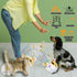 Interactive Dog Toys for Boredom 6.5 in - Rechargeable Moving Chew Crab Toy for Small Medium Large Dogs